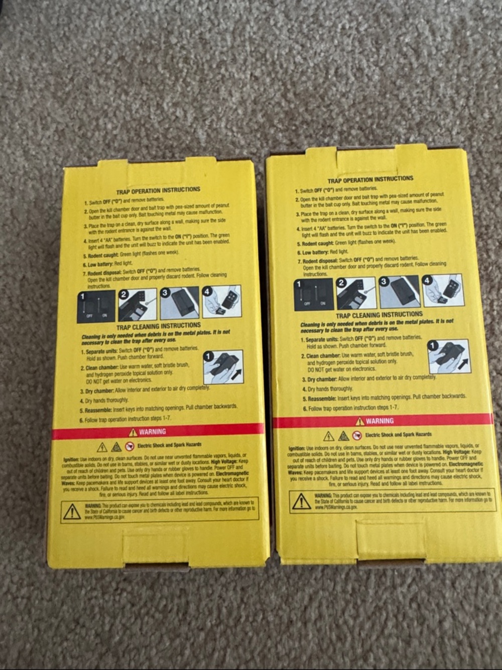 2 Victor Humane Electronic indoor mouse trap. No see - no touch disposal - Picture 4 of 7